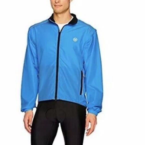 NWT Canari Mens Blue Evolution Cycling Jacket - L - Picture 2 of 5